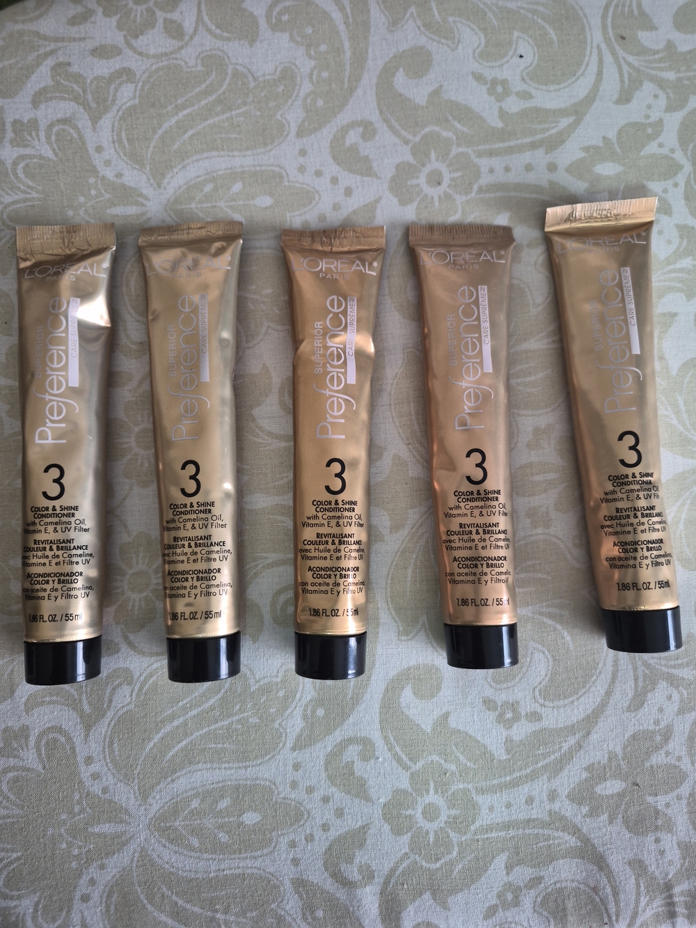L'Oreal Preference Color & Shine Conditioner Shade 3 - Gold Tubes Set